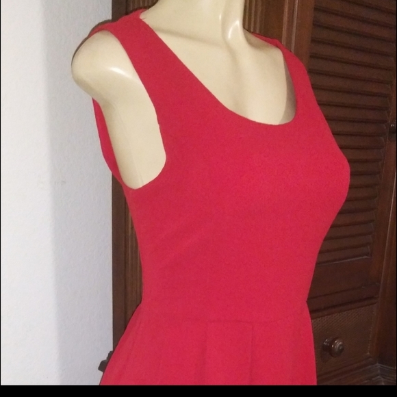 FOREVER 21 RED DRESS SZ MED - Picture 3 of 6